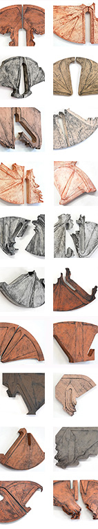Menu for 37 Pigs, Ceramic Sculpture
